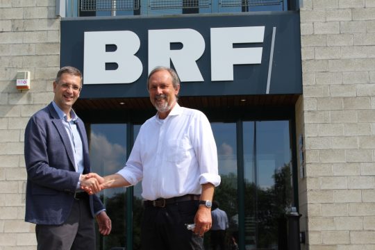 Der neue Chefredakteur Stephan Pesch (links), Nachfolger von Rudi Schroeder