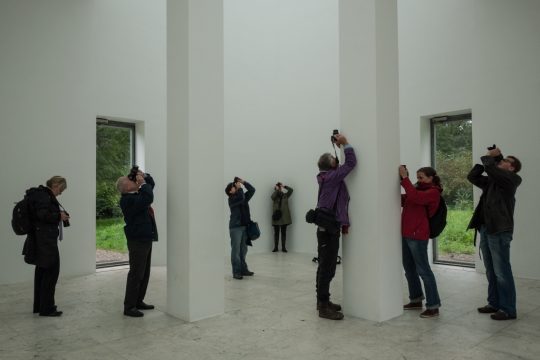 Fotoausstellung "Medien im Fokus" im BRF-Funkhaus Eupen