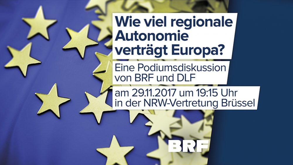 Podiumsdiskussion von BRF und DLF am 29.11.2017