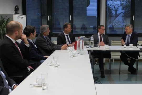 Saarlandischer Landtagspräsident Stephan Toscani zu Gast im BRF.
