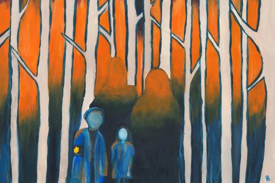 Ausstellung Jüdische Kindertransporte 1938/1939: Bild Noemie von der RSI-Kunstabteilung