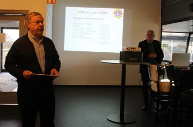 Lions Club Eupen: Präsident Freddy Rinck und Pressesprecher Karl-Heinz Hergenhahn