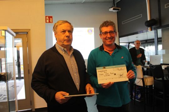 Scheckübergabe SWM 2019: Vinzenz Verein Eupen
