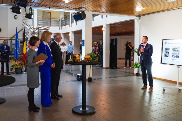 König Philippe und Königin Mathilde besuchen den BRF