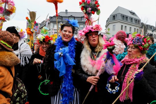 Reporterin Simonne Doepgen in Eupen