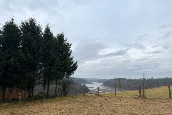 Vom Nature Lake Village in Wirtzfeld hat man einen Blick auf den Bütgenbacher See